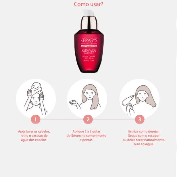 Kerasys Keramide Extreme Damage Rich Serum 70ml - Imagem 3